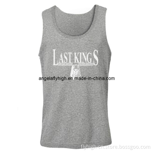 Men's/Ladies Grey Color Printed Vest